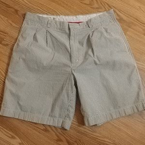 CUTTER & BUCK Men's Gray Stripe Shorts 36